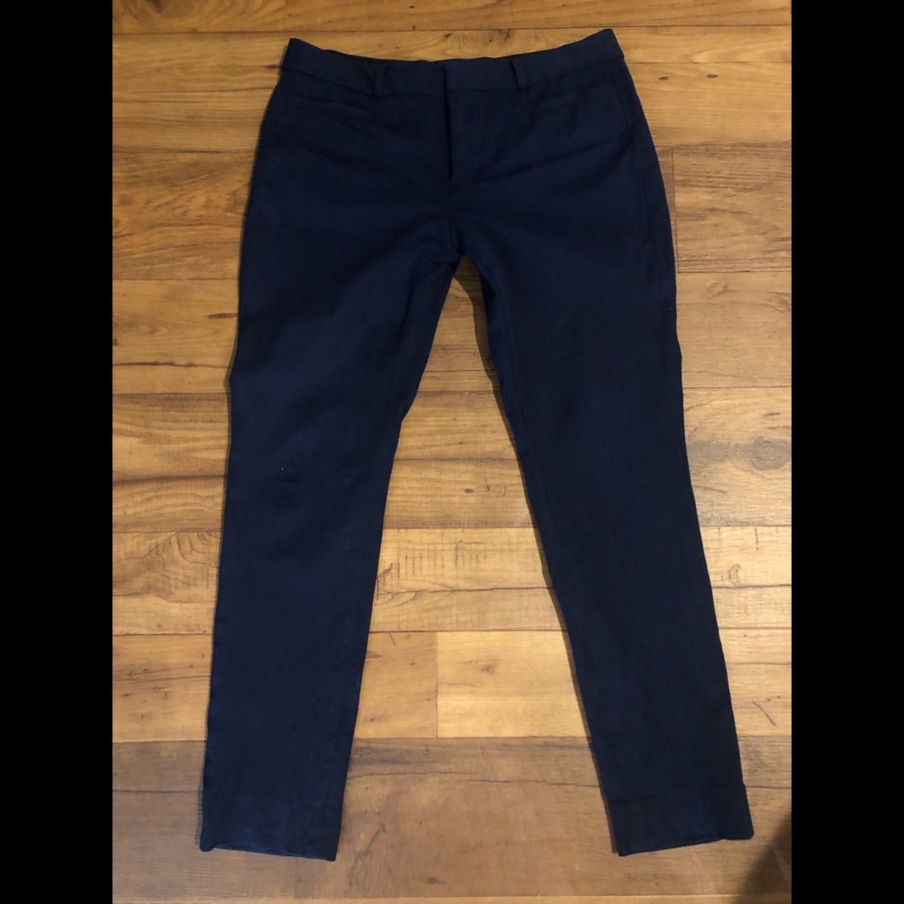 Banana Republic navy blue Sloan slacks pants trousers size 4